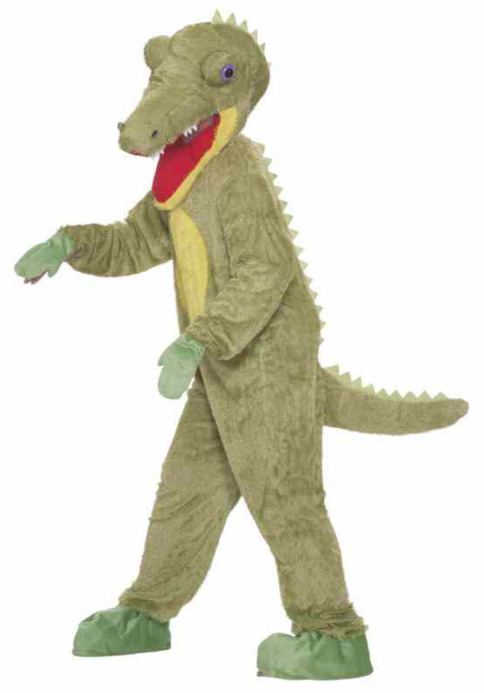 PLUSH FURRY Alligator Crocodile Adult STANDARD Mascot Suit Costume eBay