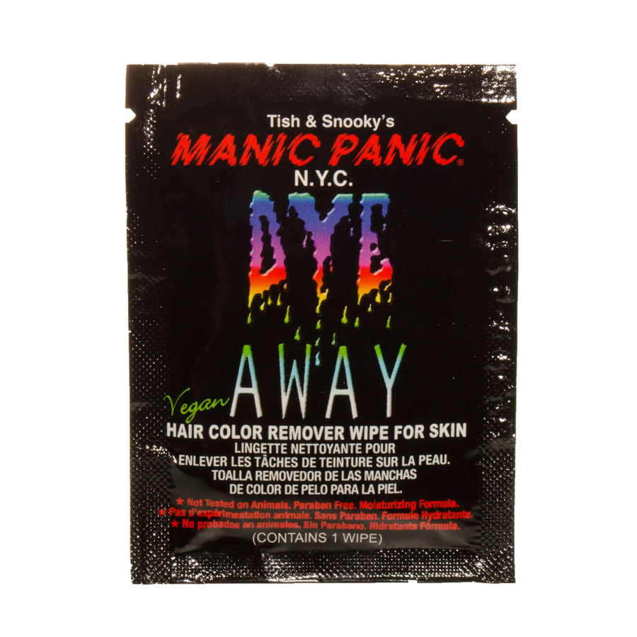 MANIC PANIC Dye Away Wipes Hair Color Remover From Skin eBay