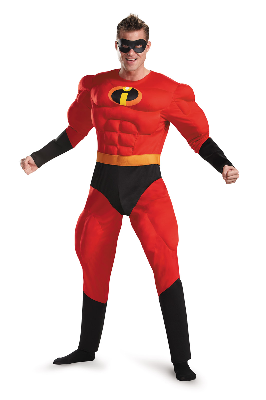 Mr Incredible Deluxe Stretch Body Suit The Incredibles Disney Mens
