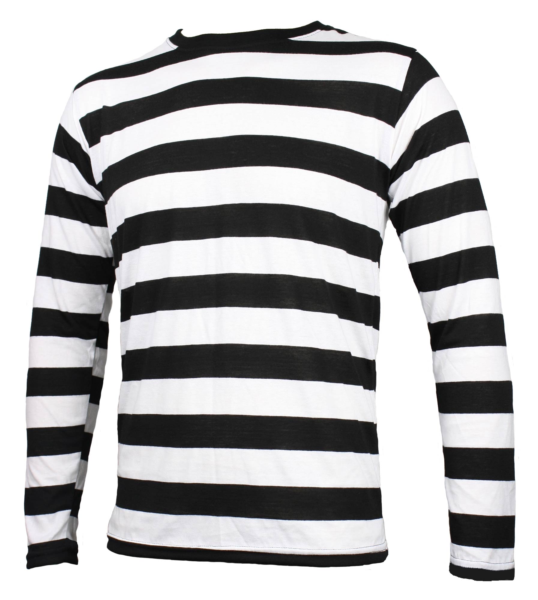 black white striped long sleeve t shirt