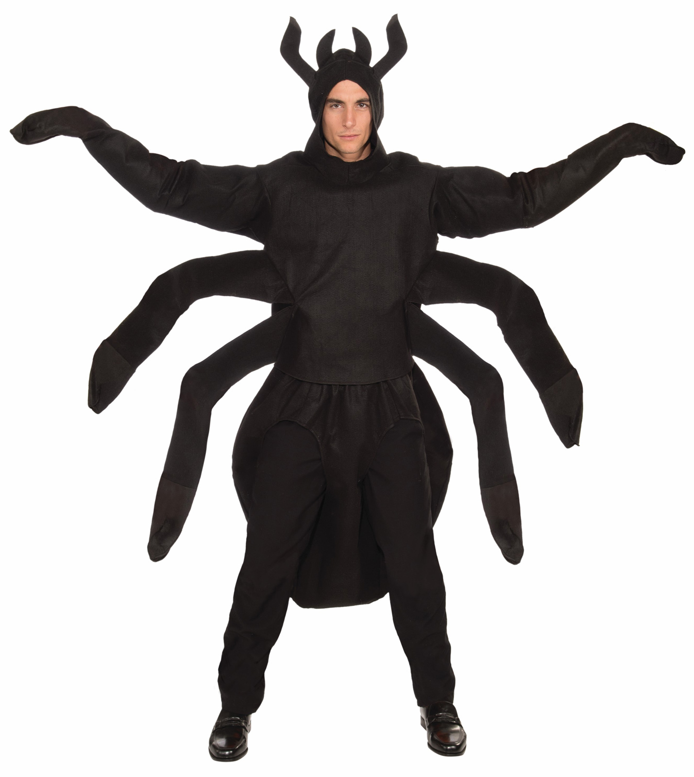 Creepy Spider Tarantula Black Widow Mascot Suit Costume Adult Standard 