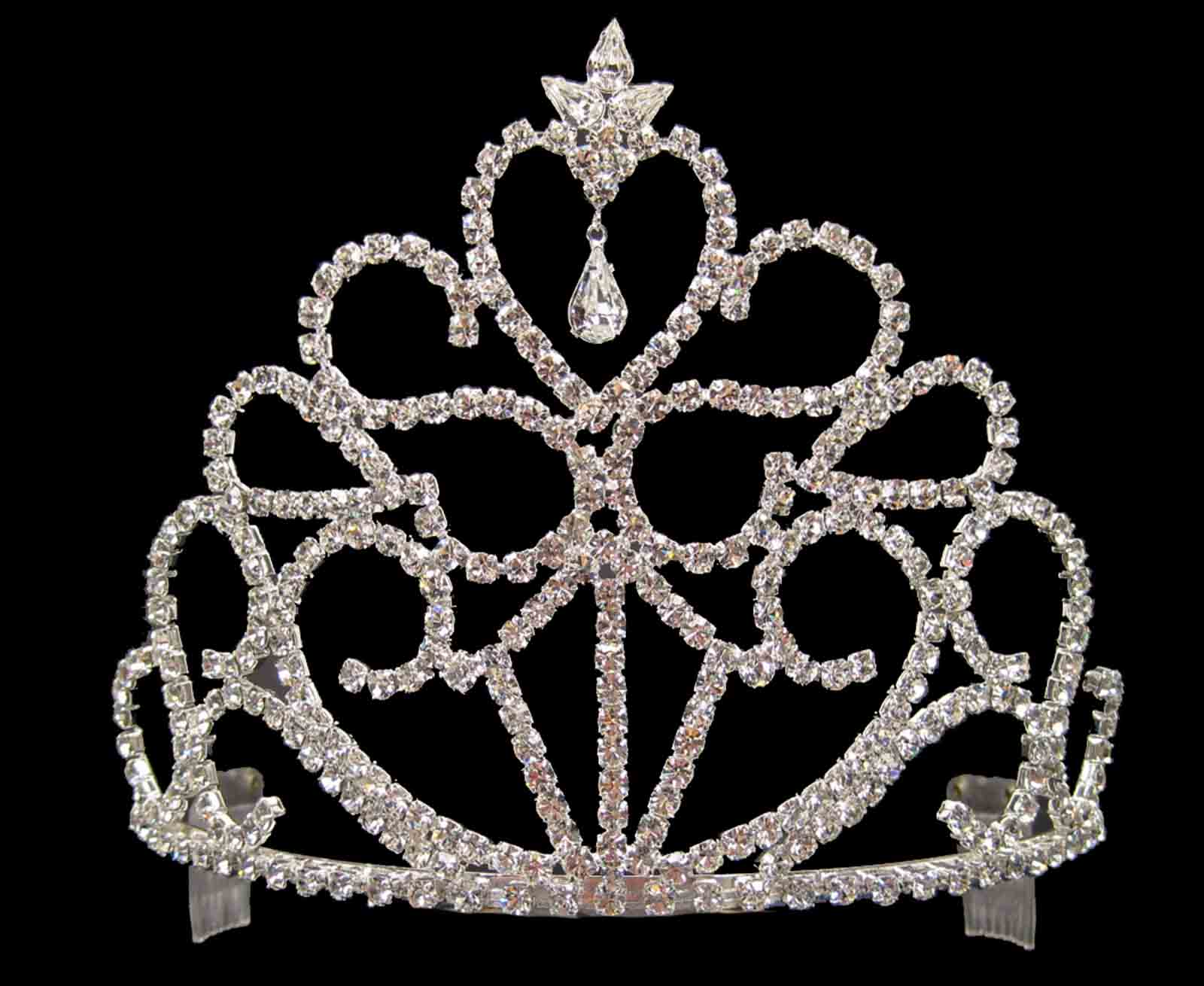 Beauty Queen Pagent Jewleled Toddlers In Tiaras Crown Tiara Costume 