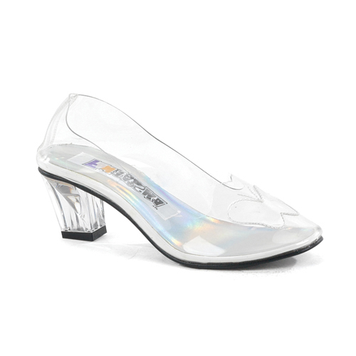 CINDERELLA glass SLIPPER Fairy Tale PRINCESS Women's Shoes Clear Sz ~ 6 7 8 9 10 - Picture 1 of 1