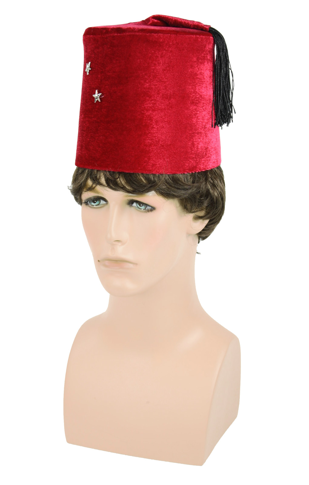 Fez Shriners Dr. Doctor Who Turkish Red Velour Costume Hat w/ Tassels eBay