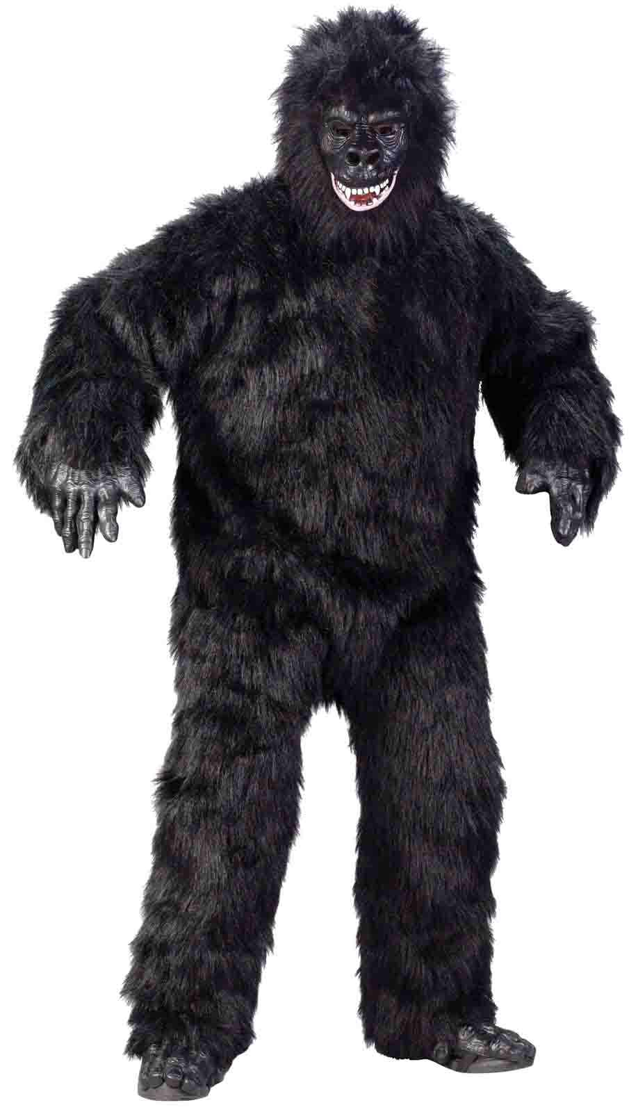 Gorilla Suit Full Body King Kong Costume Adult Mens Unisex Furry Ape