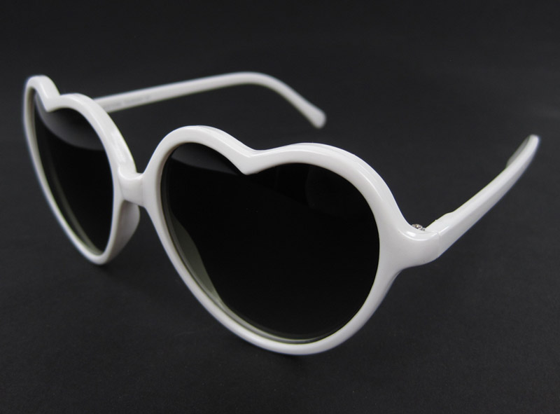 White Heart Sunglasses