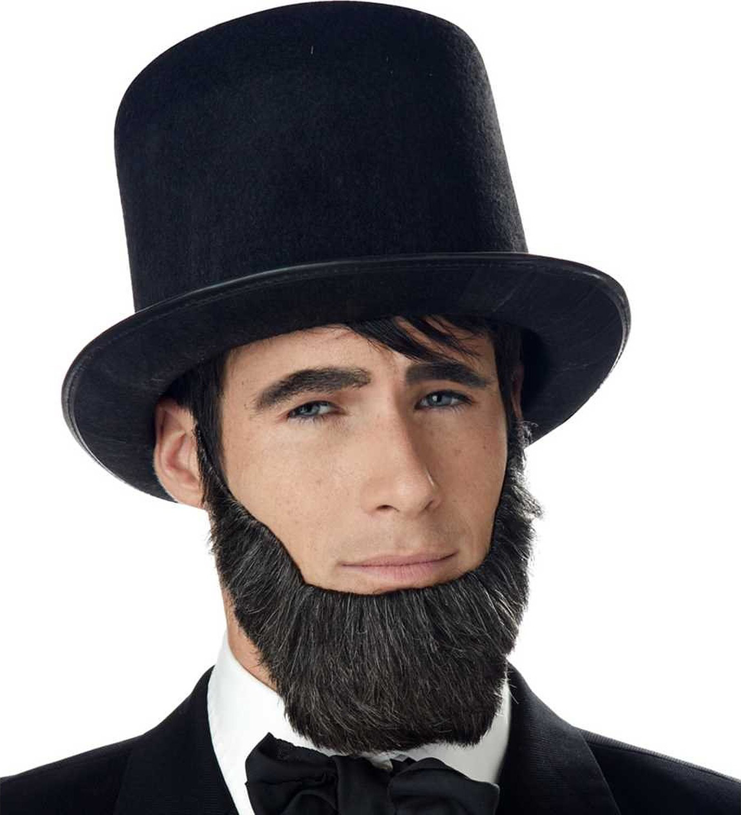 President Abraham Lincoln Civil War Costume Amish Beard Black Ebay