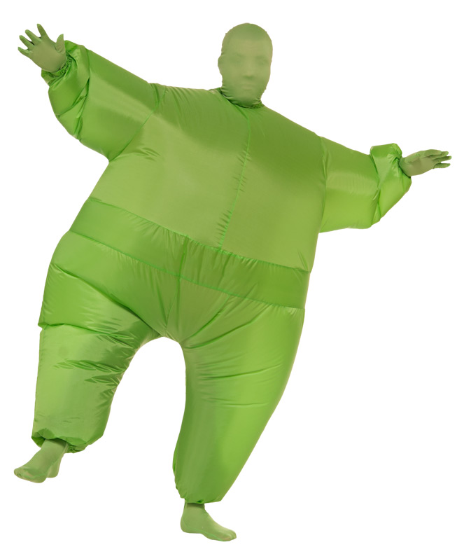 Infl8s Inflatable Blow Up Fat Suit Body Jumpsuit Mascot Costume Adult New 0792