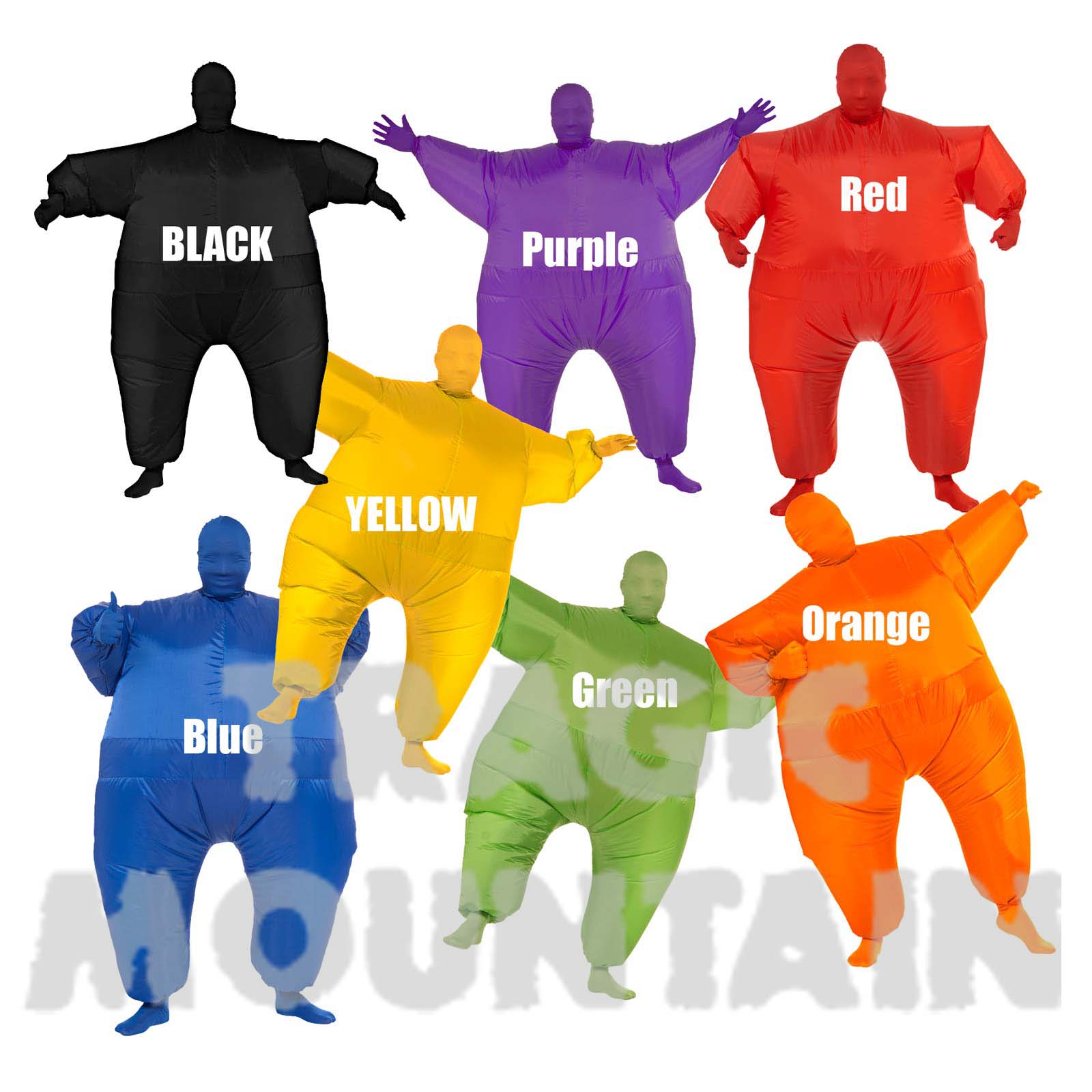 Infl8s Inflatable Blow Up Fat Suit Body Jumpsuit Mascot Costume Adult ...