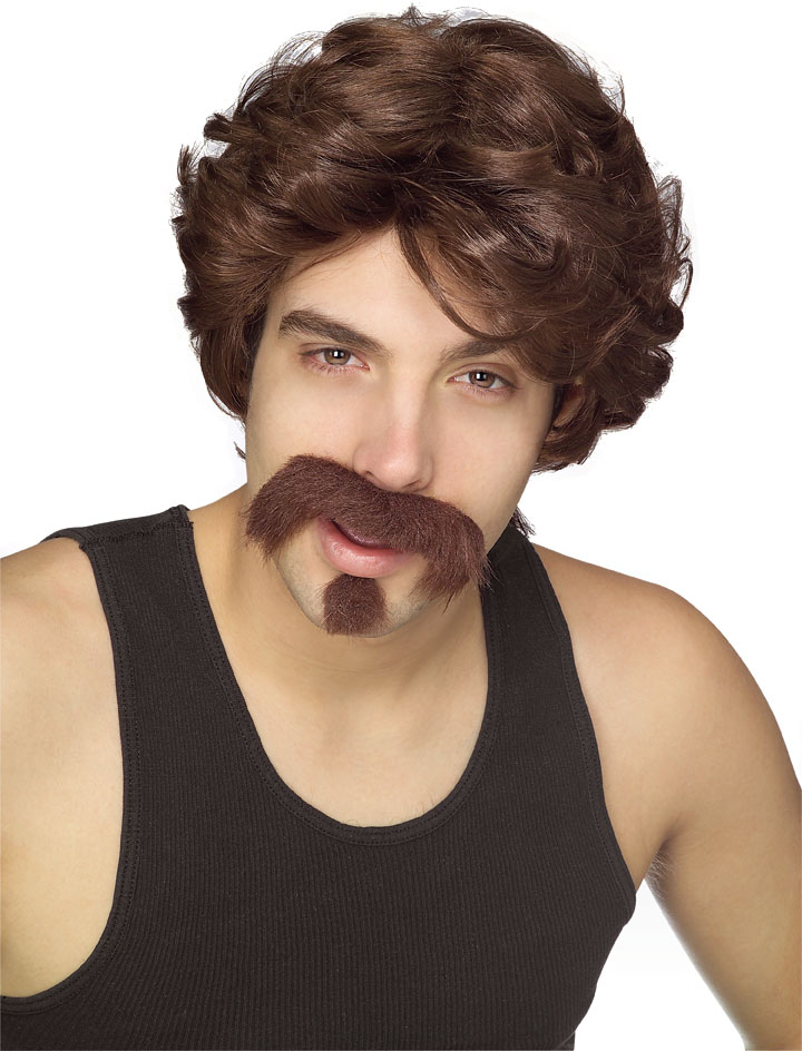 720px x 944px - 70's 80's Porn Star John Holmes Pimp Wig Mustache Costume on ...