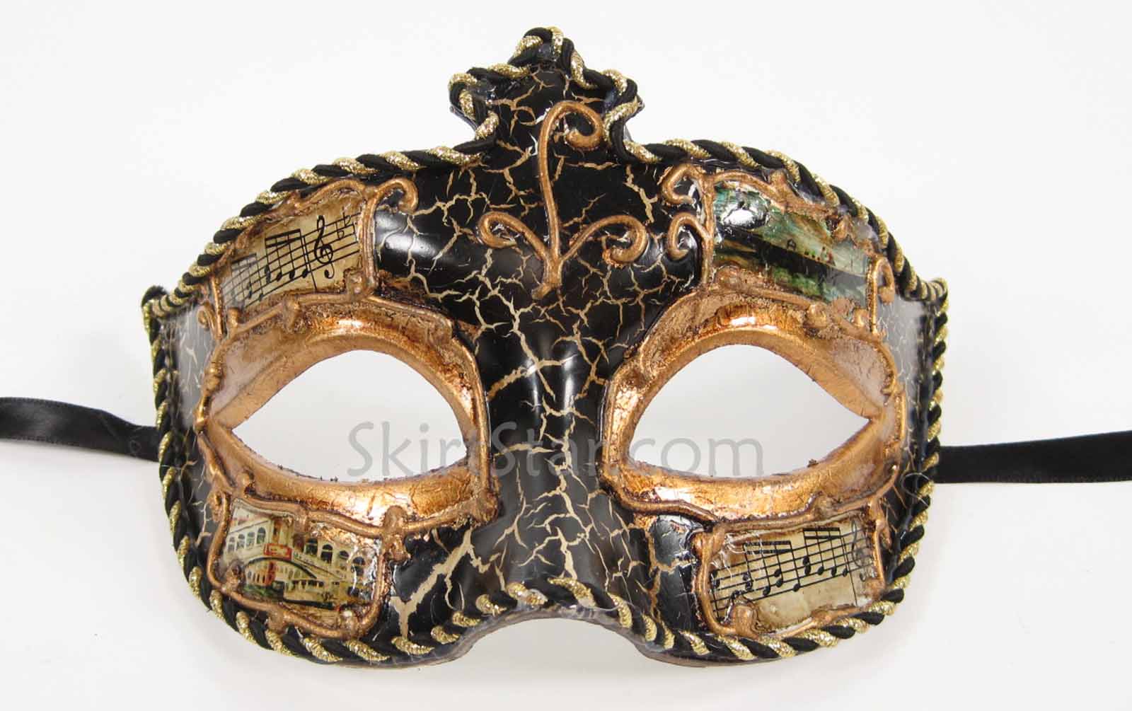 half MASK masquerade Black Renaissance Costume Mens Womens