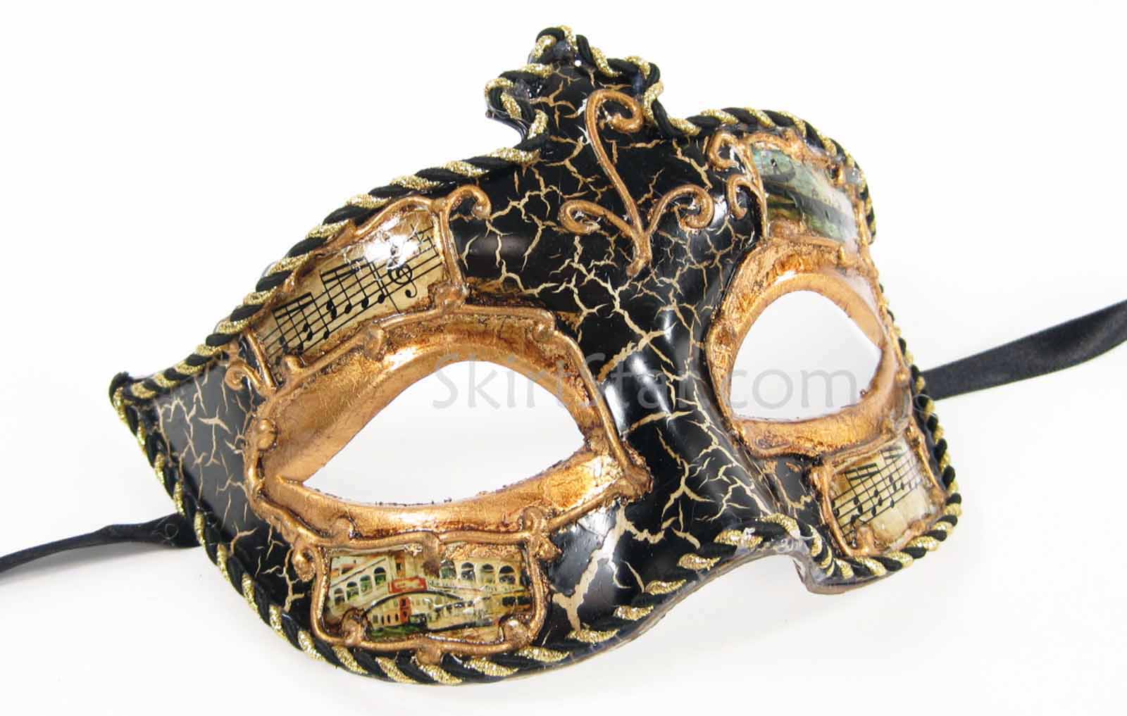 half MASK masquerade Black Renaissance Costume Mens Womens Victorian eBay