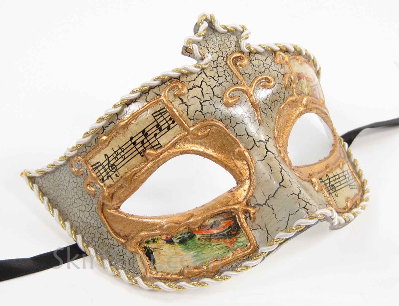 half MASK masquerade White Renaissance Costume Mens Womens Victorian eBay