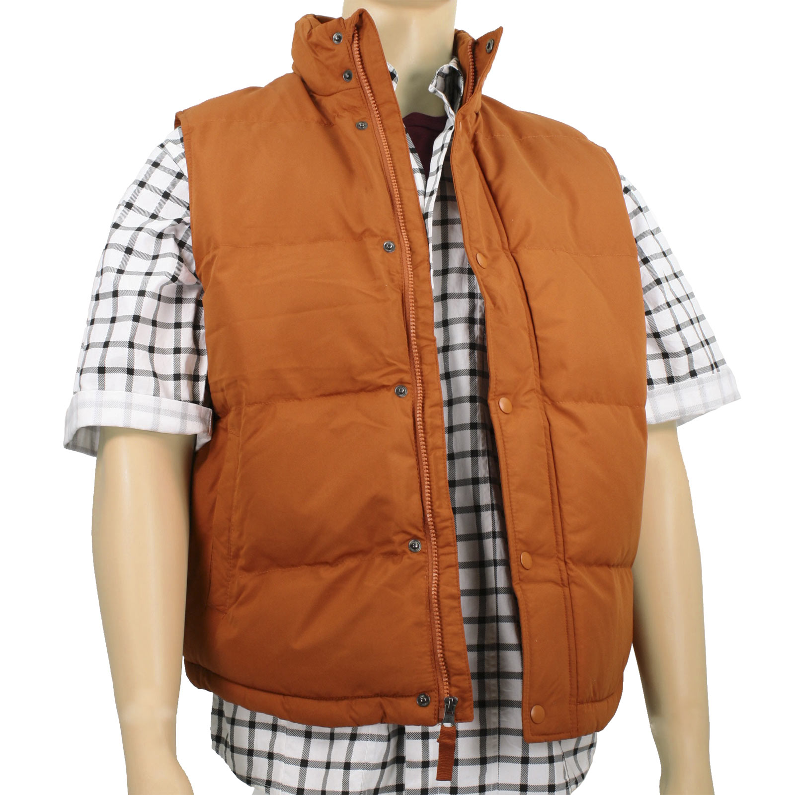 marty mcfly orange puffer vest