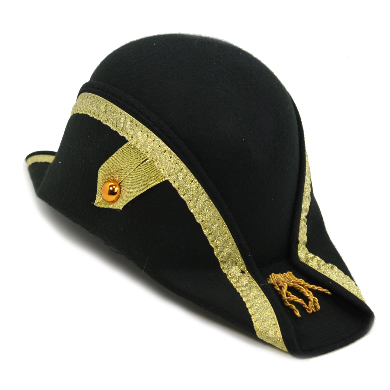 Napoleon Bonaparte French General Military Bicorn Costume Hat Black | eBay