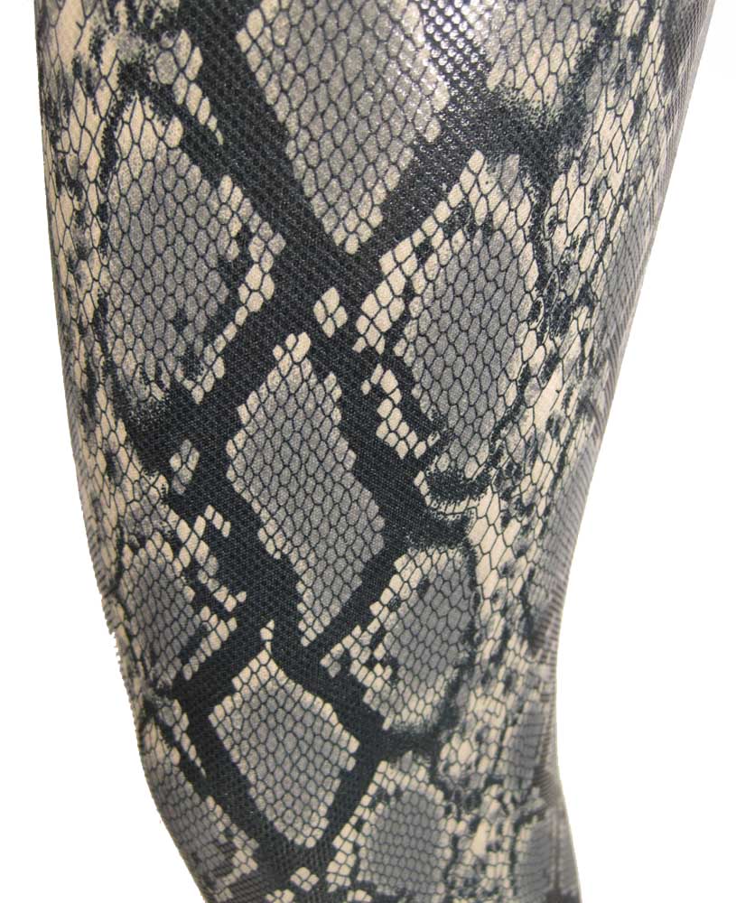 snakeskin pattern pants