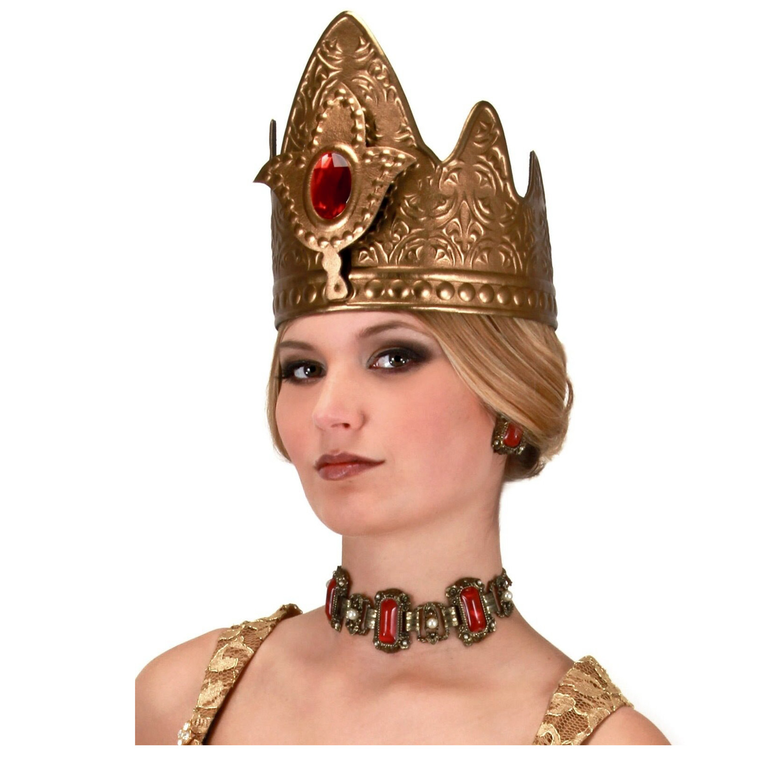 Queen's CROWN Quenn Elizabeth Prom Game of Thrones Gold medieval