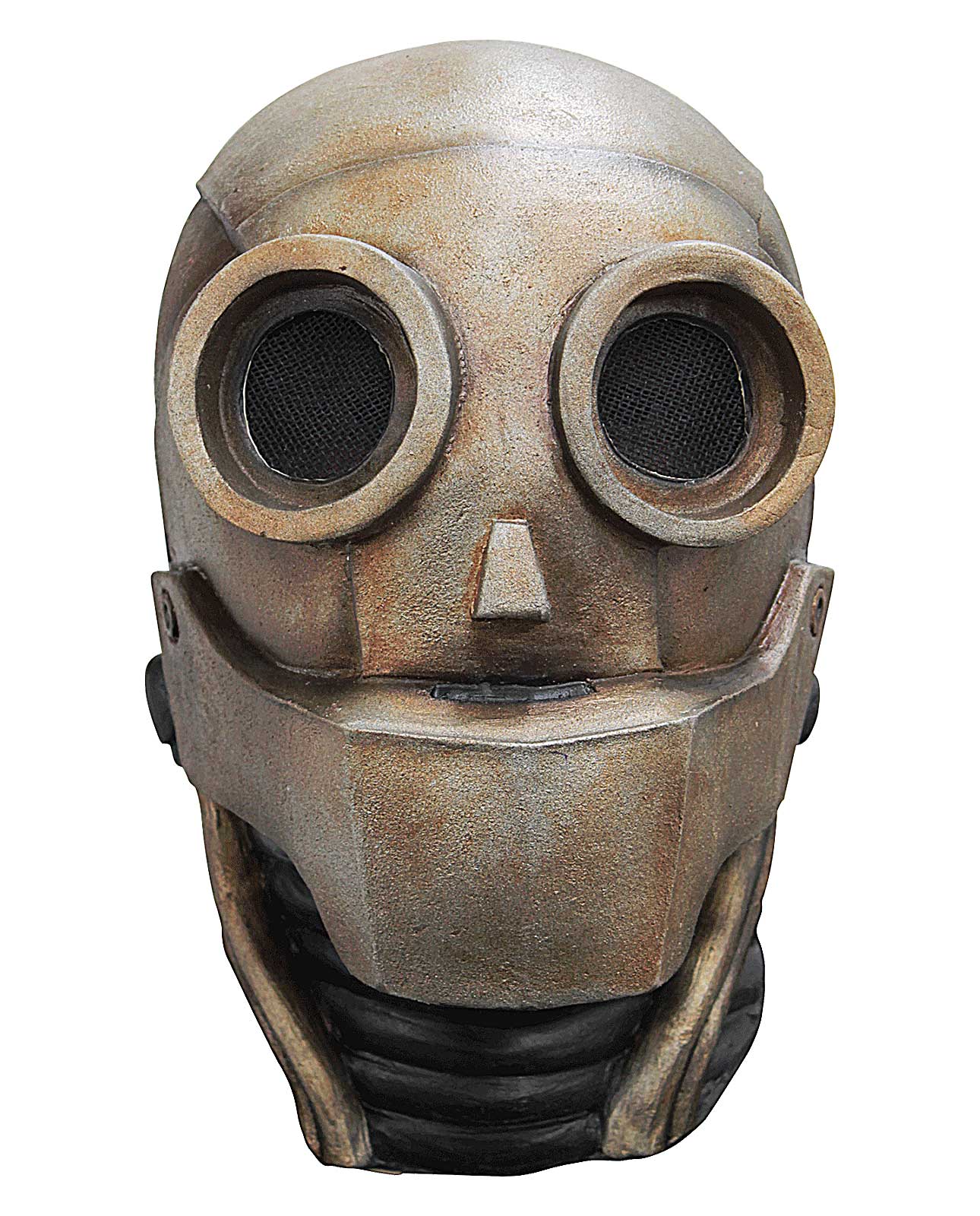 Robot 1.0 Automaton Steampunk Overhead Latex Mask Halloween Costume