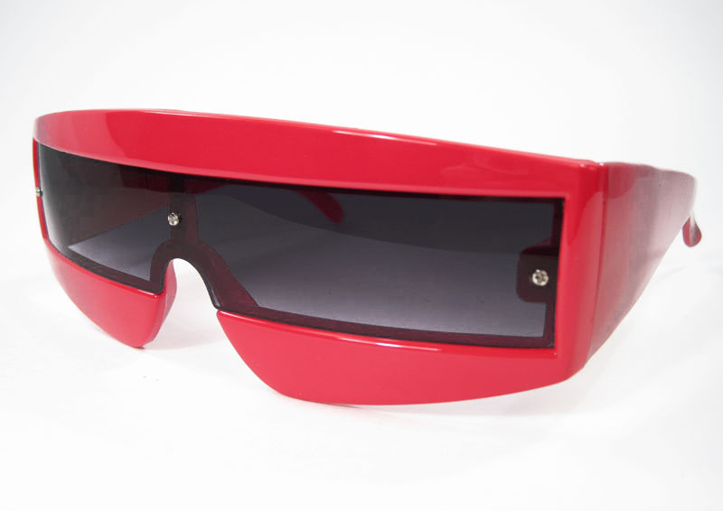 Robot 80s Nu New Wave Punk Devo Sunglasses Red Ebay 