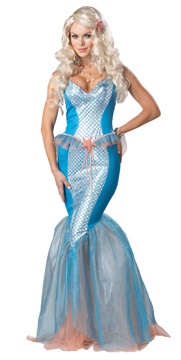 Sea Siren Mermaid Dress Sexy Adult Costume Women S M L Xl Ebay 