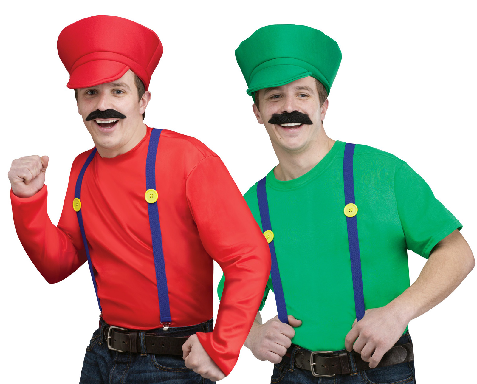 Super MARIO LUIGI BROS. Shirt Hat Adult Costume Kit eBay