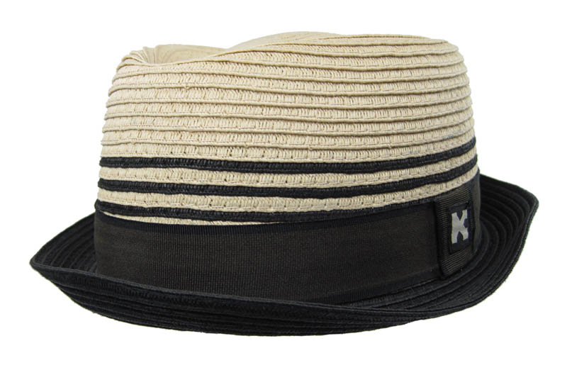 SWANKY TOYO Flat Top FEDORA SUMMER SKA Hat Black  