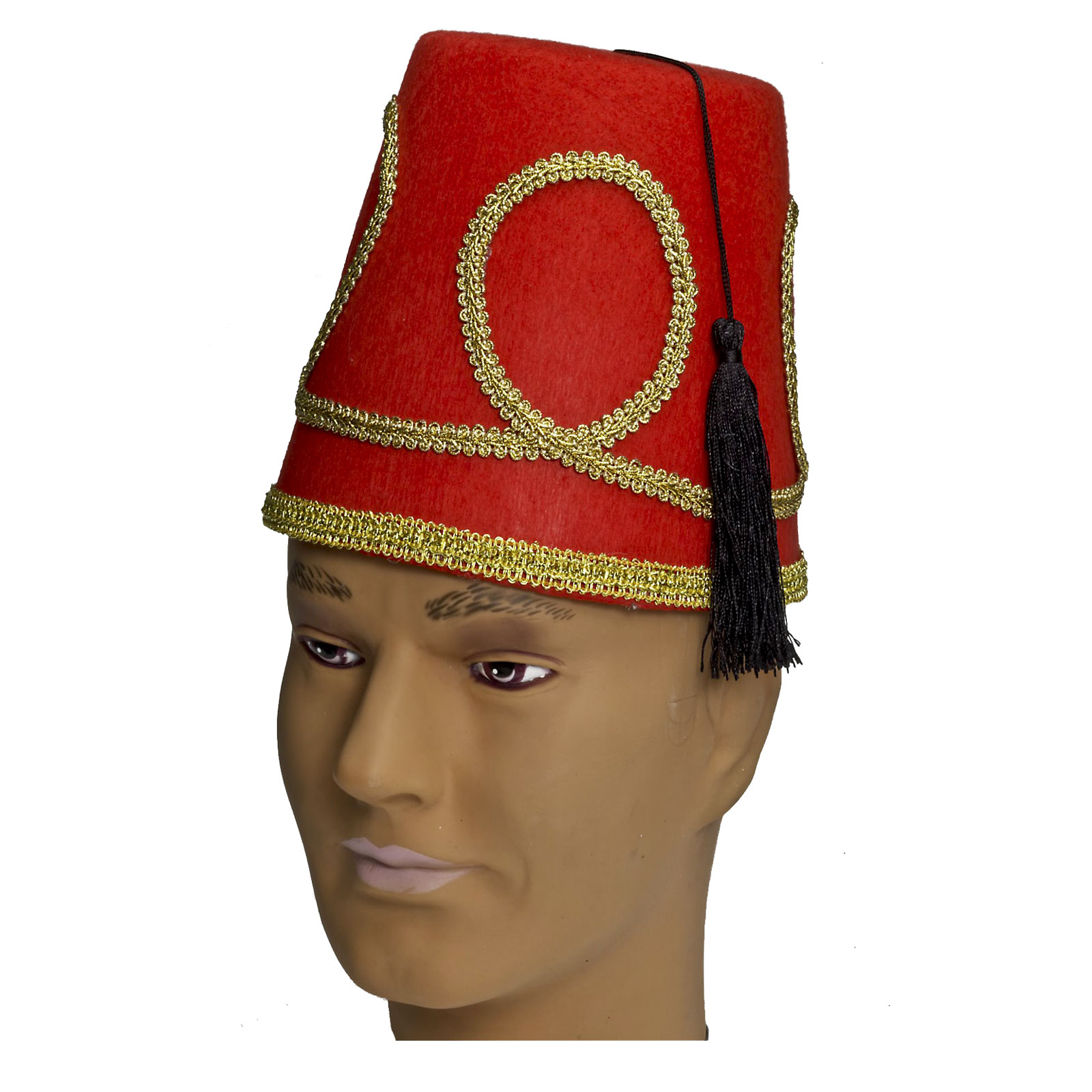 Fez Shriners Dr. Doctor Who Turkish Red Felt Costume Hat w/ Tassels | eBay