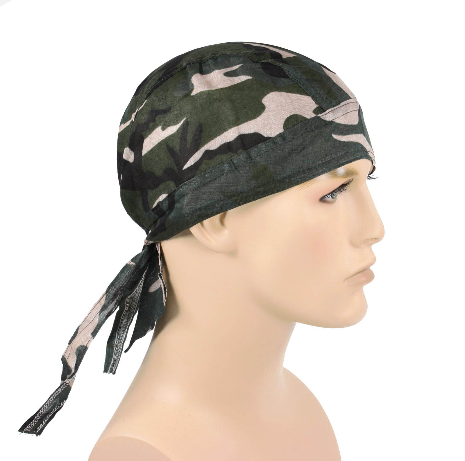 Camouflage Green Military Army paintball BIKER head wrap Bandanna ...