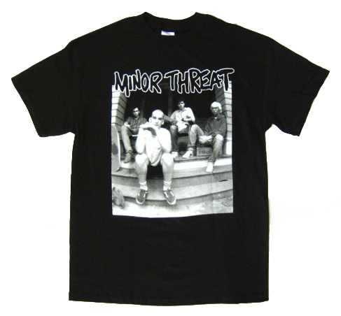 MINOR THREAT Salad Days Fugazi Punk T-Shirt Black