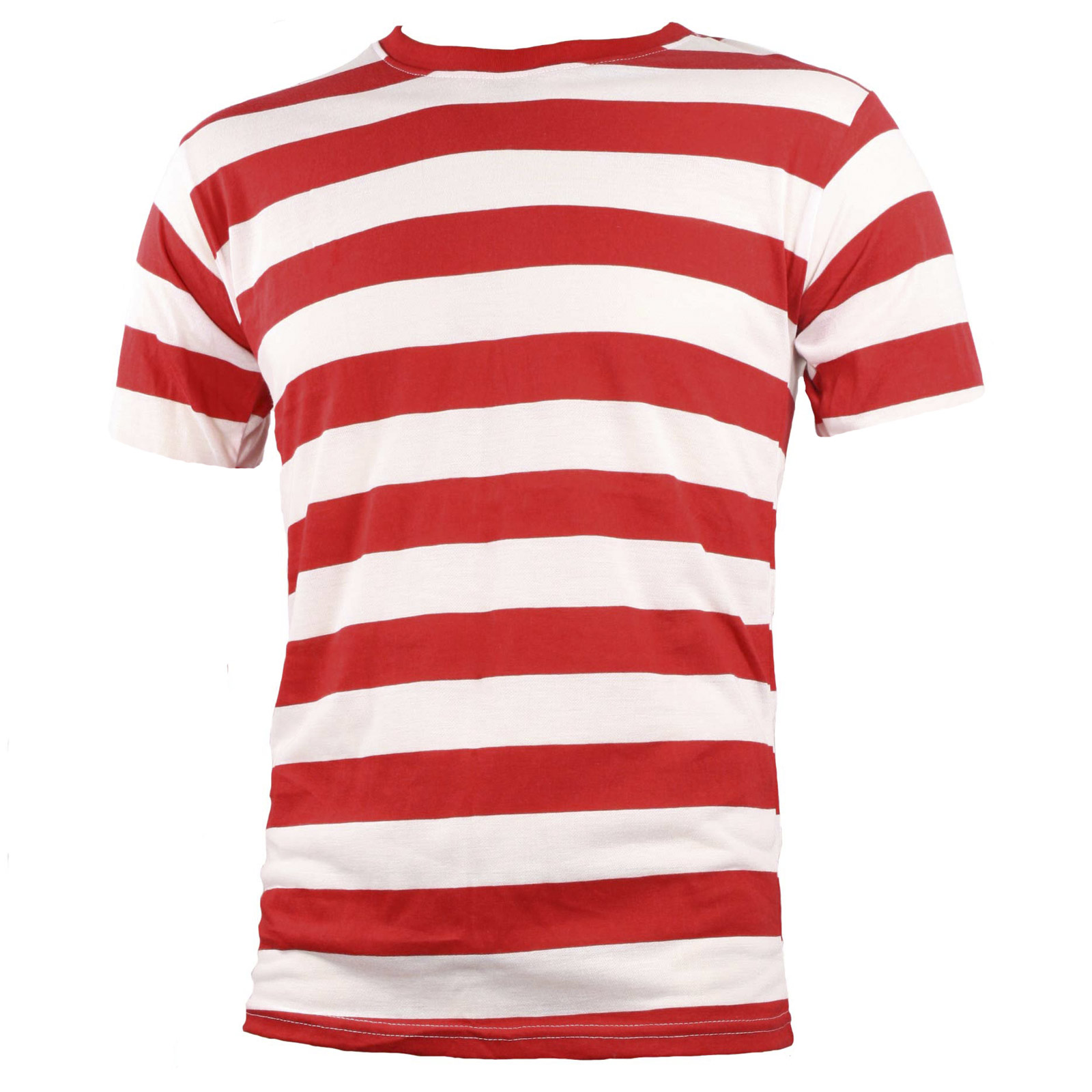 NYC Short Sleeve PUNK GOTH Emo mime Stripe Striped T Shirt Red White S ...