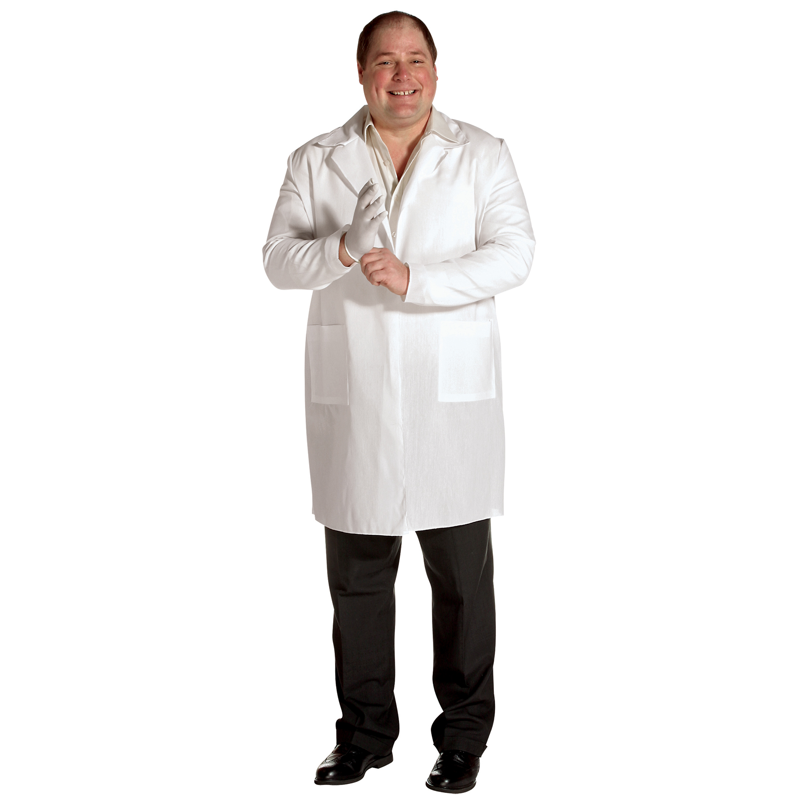 Plain Lab Coat Medical Doctor Mad Scientist Costume Adult Mens Womens ...