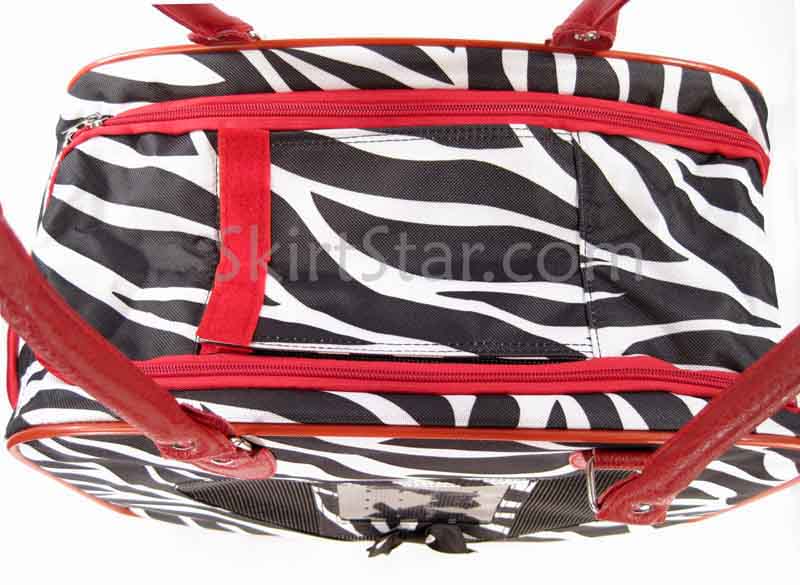 DOG CARRIER bag CAT ZEBRA pet TRAVEL puppy NYLON purse RED animal 