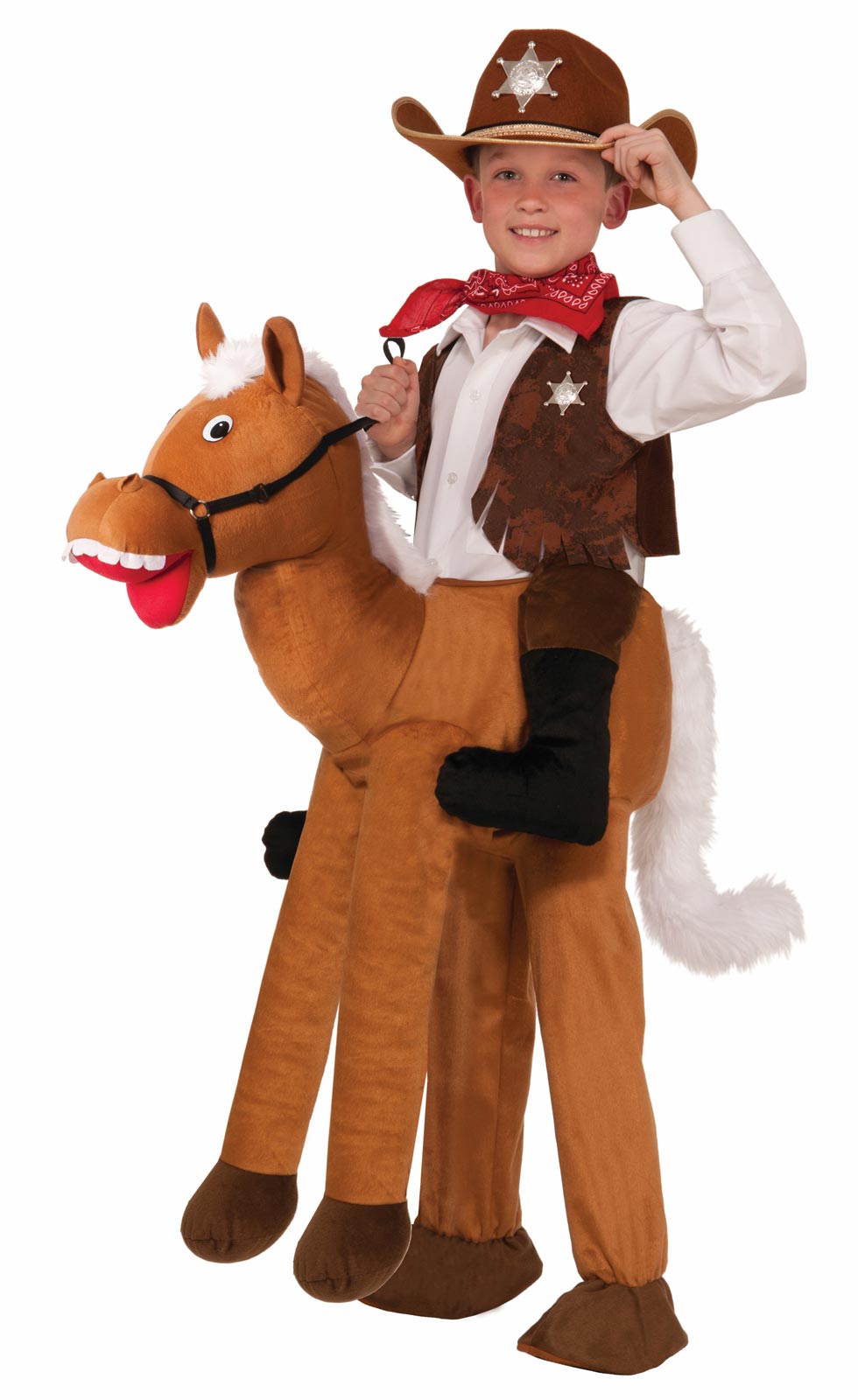 Ride A Horse Costume Child Ride In Cowboy Rodeo Boys Wild West Western ...