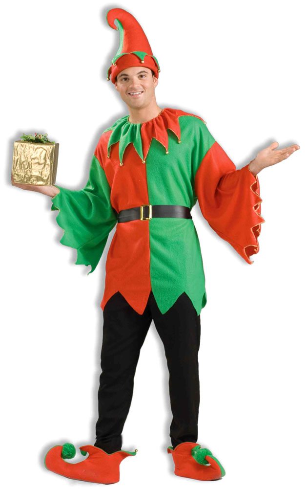 Santas Helper Elf Costume Pub Crawl Christmas Holiday Adult Standard