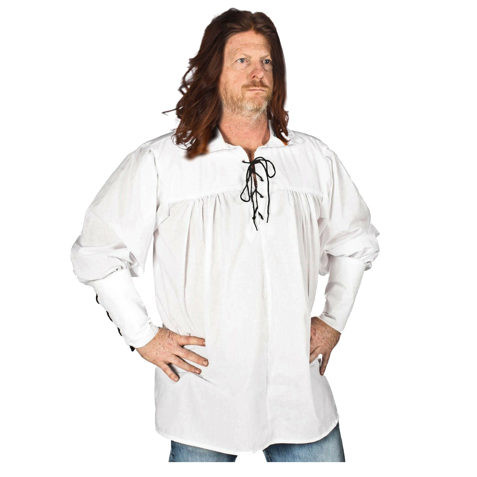 Swordsman RENAISSANCE Pirate Gothic POET Medieval Shirt White M L XL | eBay