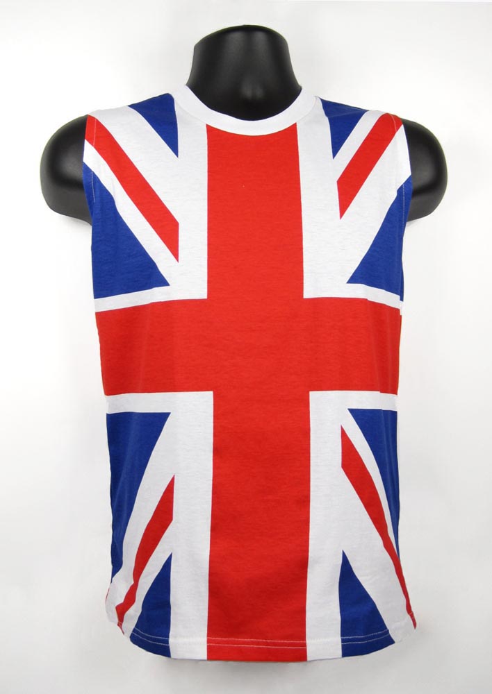 80's Union Jack DEF LEPPARD UK Flag Sleeveless Shirt Tank Top | eBay