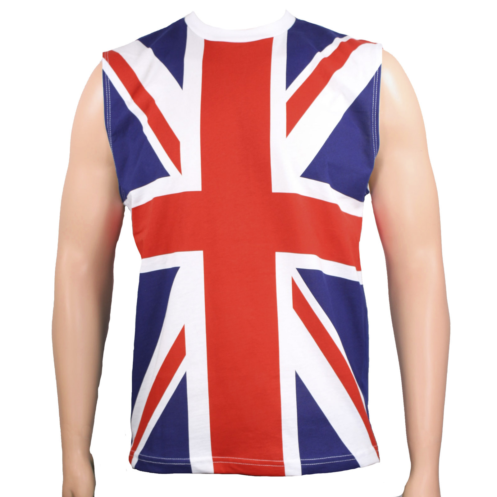 80's Union Jack DEF LEPPARD UK Flag Sleeveless Heavy Metal Shirt Tank ...