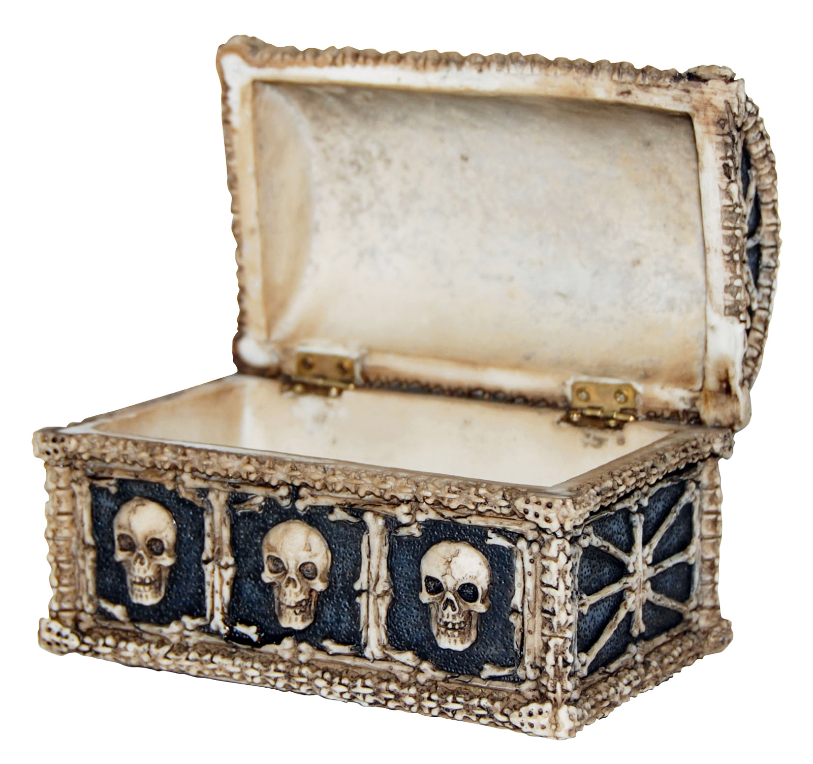 Haunted House Gothic Skeleton Pirate Treasure Chest Halloween