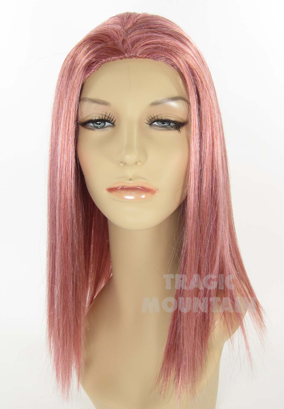 Dark Pink Cotton Candy Wig Katy Perry Punk Rock Costume Anime Adult ...